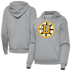 Boston Bruins Antigua Women's Victory Pullover Hoodie
