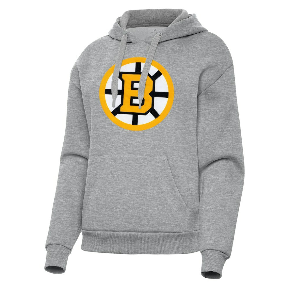 Boston Bruins Antigua Women's Victory Pullover Hoodie