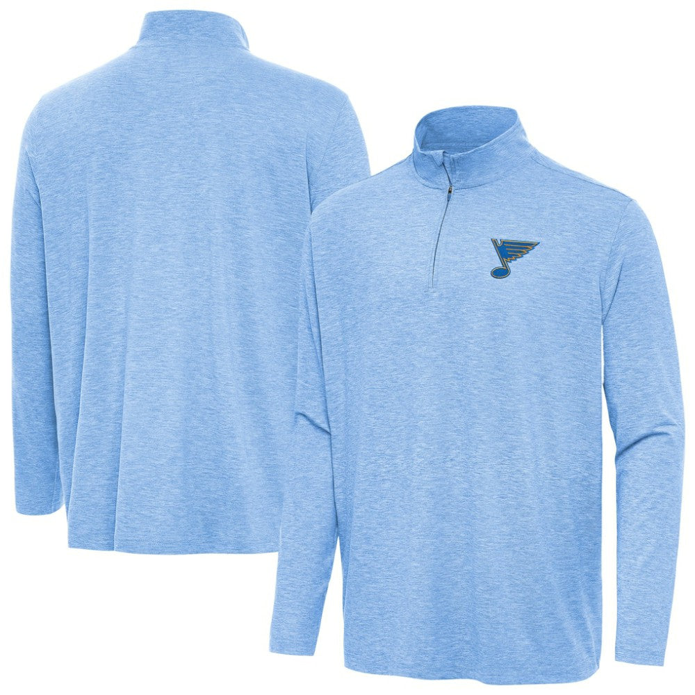 St. Louis Blues Antigua Hunk Lightweight Quarter-Zip Pullover
