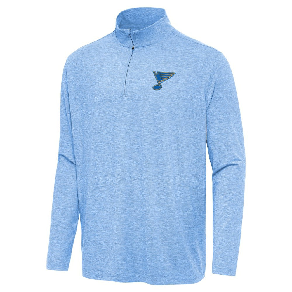 St. Louis Blues Antigua Hunk Lightweight Quarter-Zip Pullover