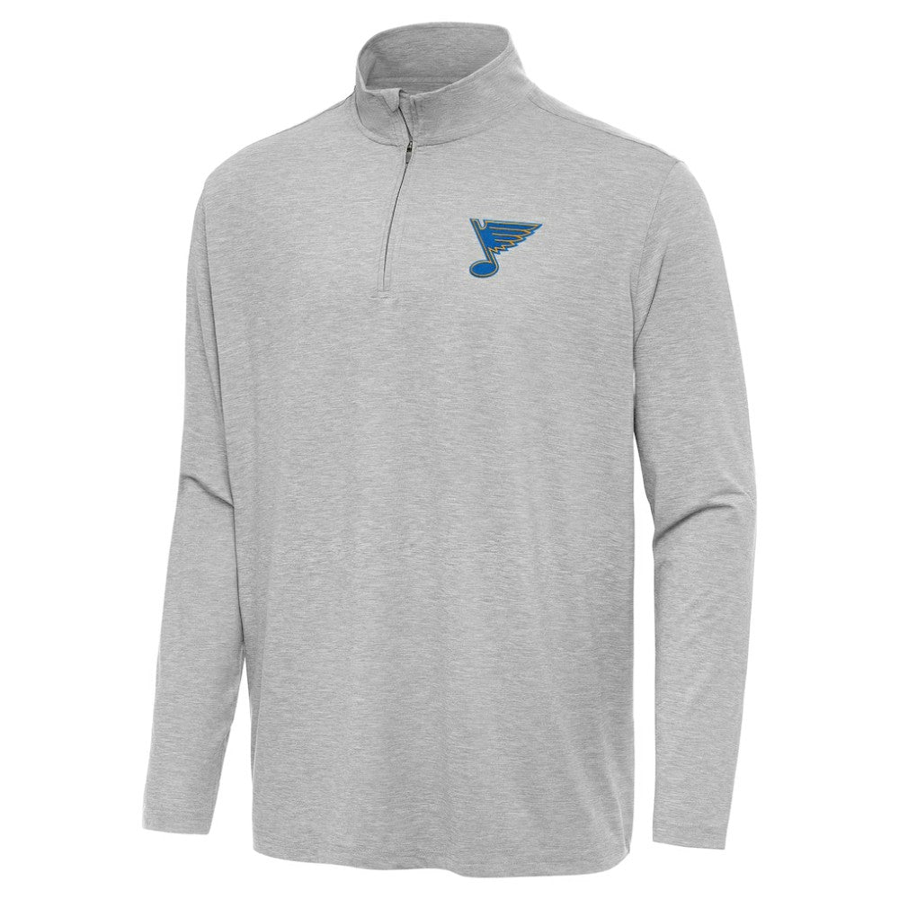 St. Louis Blues Antigua Hunk Lightweight Quarter-Zip Pullover