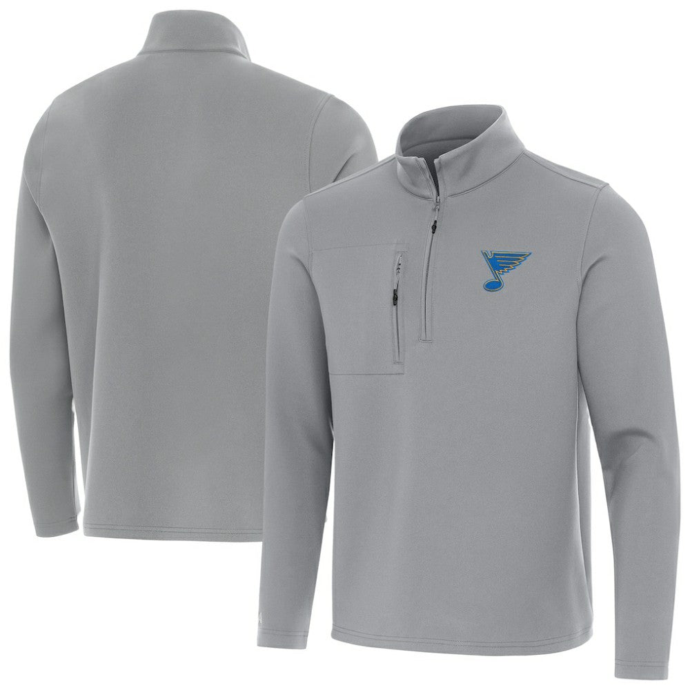 St. Louis Blues Antigua Insider Quarter-Zip Pullover