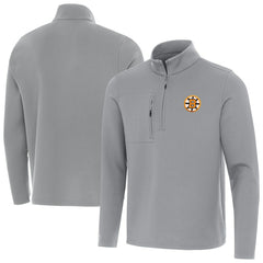 Boston Bruins Antigua Insider Quarter-Zip Pullover