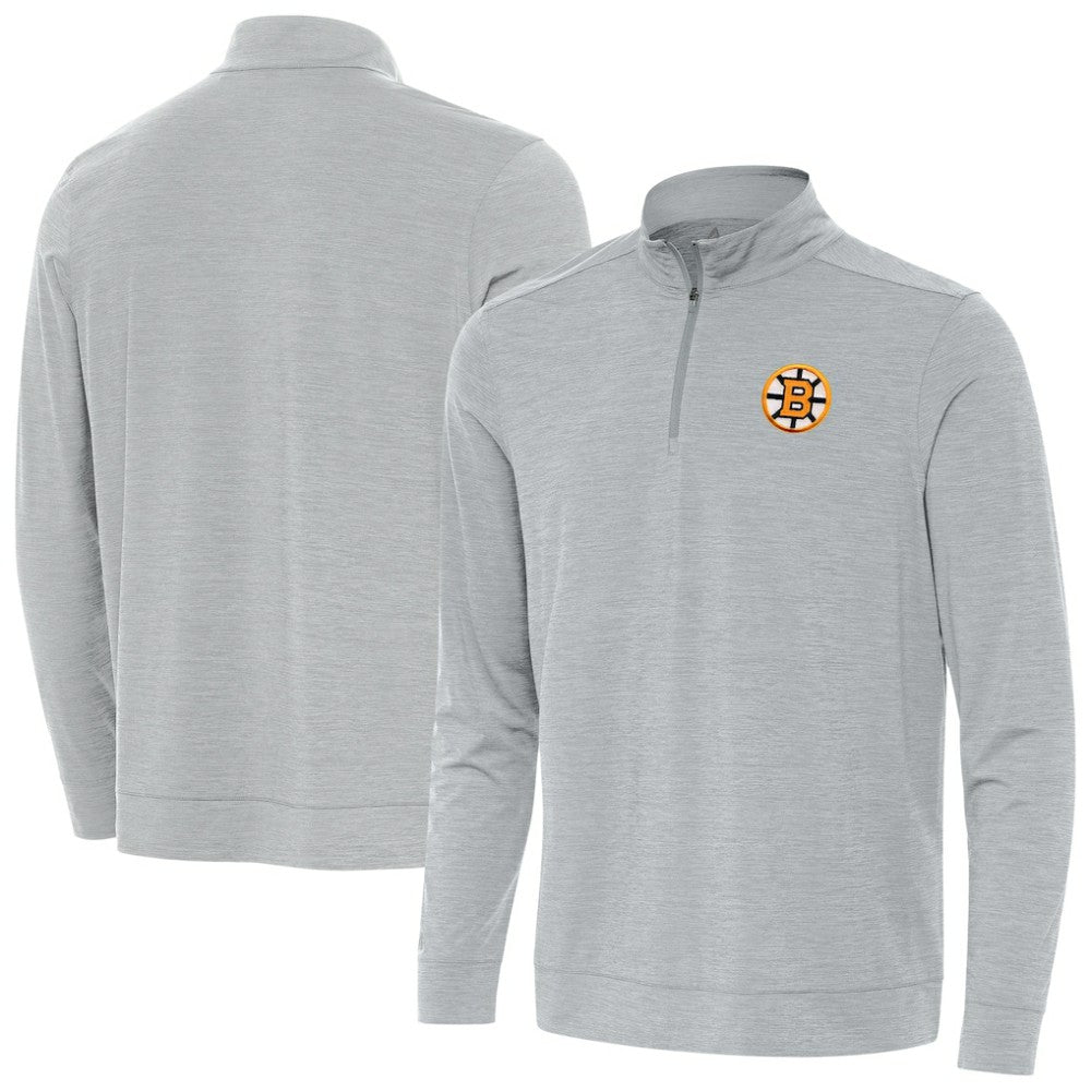 Boston Bruins Antigua Bright Quarter-Zip Pullover