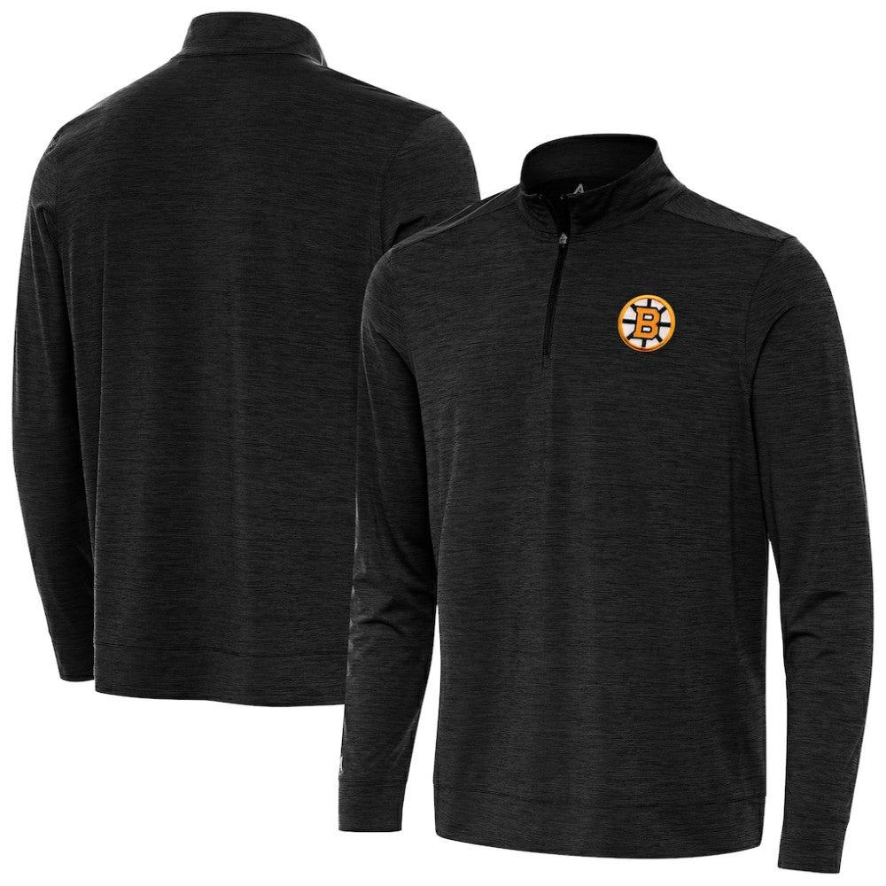 Boston Bruins Antigua Bright Quarter-Zip Pullover