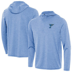 St. Louis Blues Antigua Tidy Quarter-Zip Hoodie