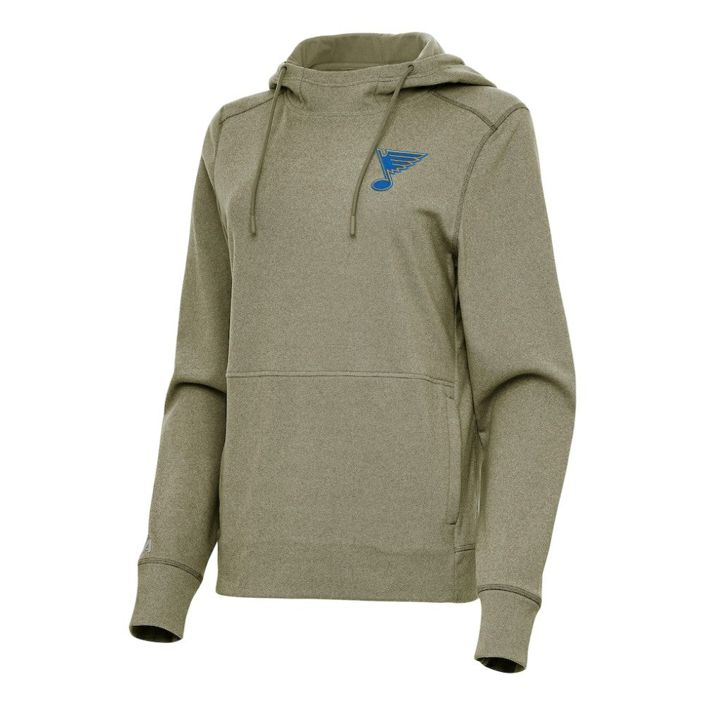 St. Louis Blues Antigua Women's Justice Pullover Hoodie