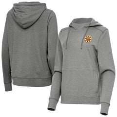 Boston Bruins Antigua Women's Justice Pullover Hoodie
