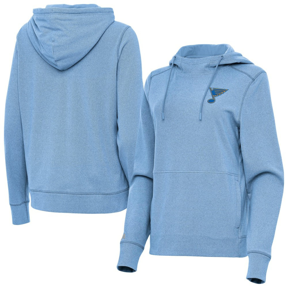 St. Louis Blues Antigua Women's Justice Pullover Hoodie