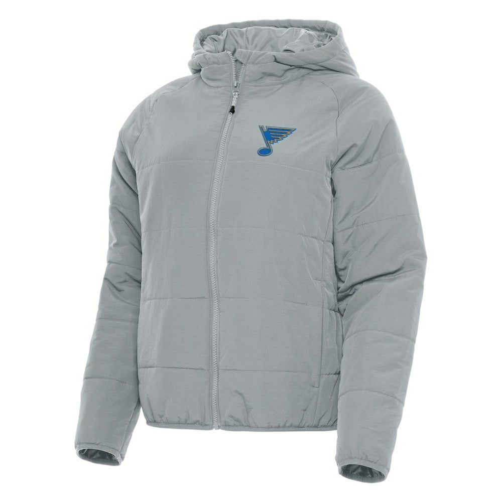 St. Louis Blues Antigua Women's Raglan Universe Full-Zip Hooded Jacket