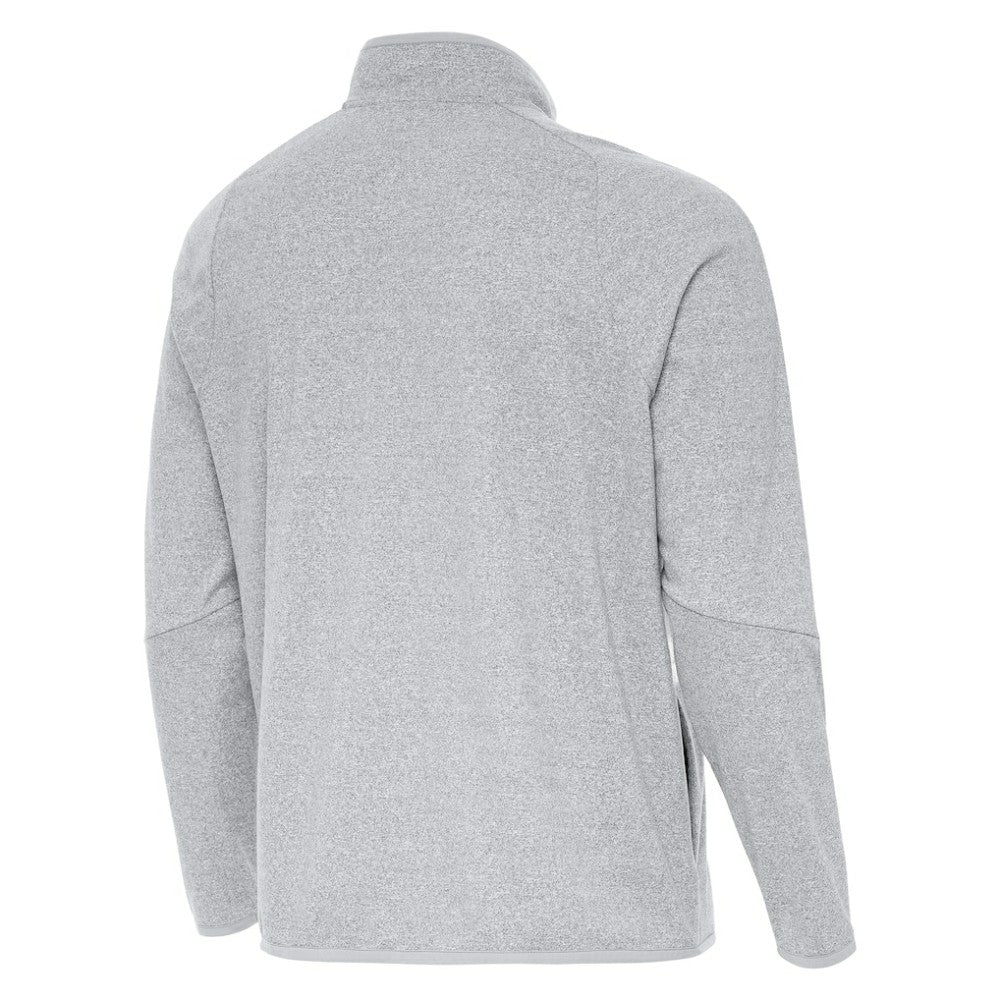 St. Louis Blues Antigua Certain Tri-Blend Quarter-Zip Top