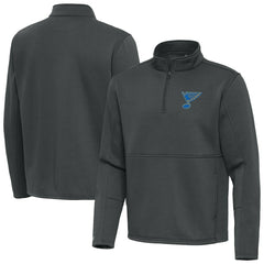 St. Louis Blues Antigua Twist Quarter-Zip Pullover Jacket