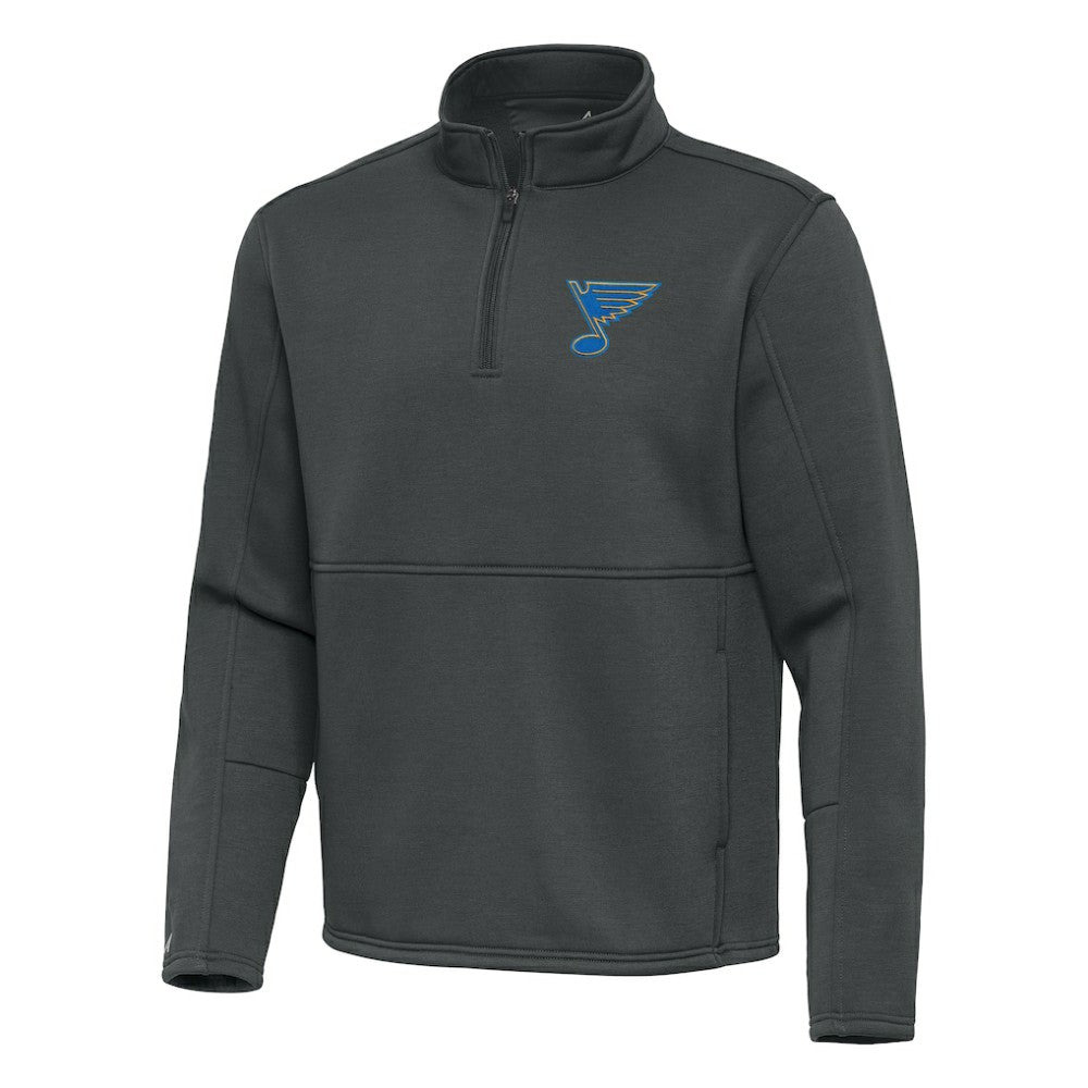 St. Louis Blues Antigua Twist Quarter-Zip Pullover Jacket
