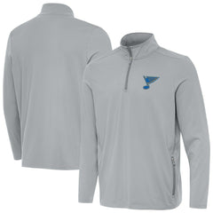 St. Louis Blues Antigua Perilous Quarter-Zip Sweatshirt