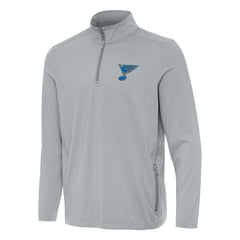 St. Louis Blues Antigua Perilous Quarter-Zip Sweatshirt