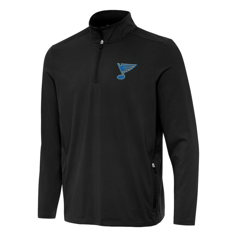 St. Louis Blues Antigua Perilous Quarter-Zip Sweatshirt