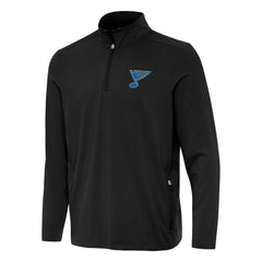 St. Louis Blues Antigua Perilous Quarter-Zip Sweatshirt