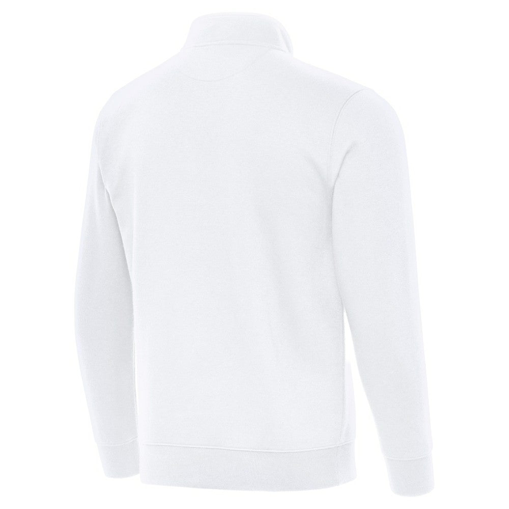 Boston Bruins Antigua Victory Quarter-Zip Pullover Top