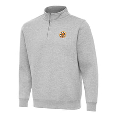 Boston Bruins Antigua Victory Quarter-Zip Pullover Top