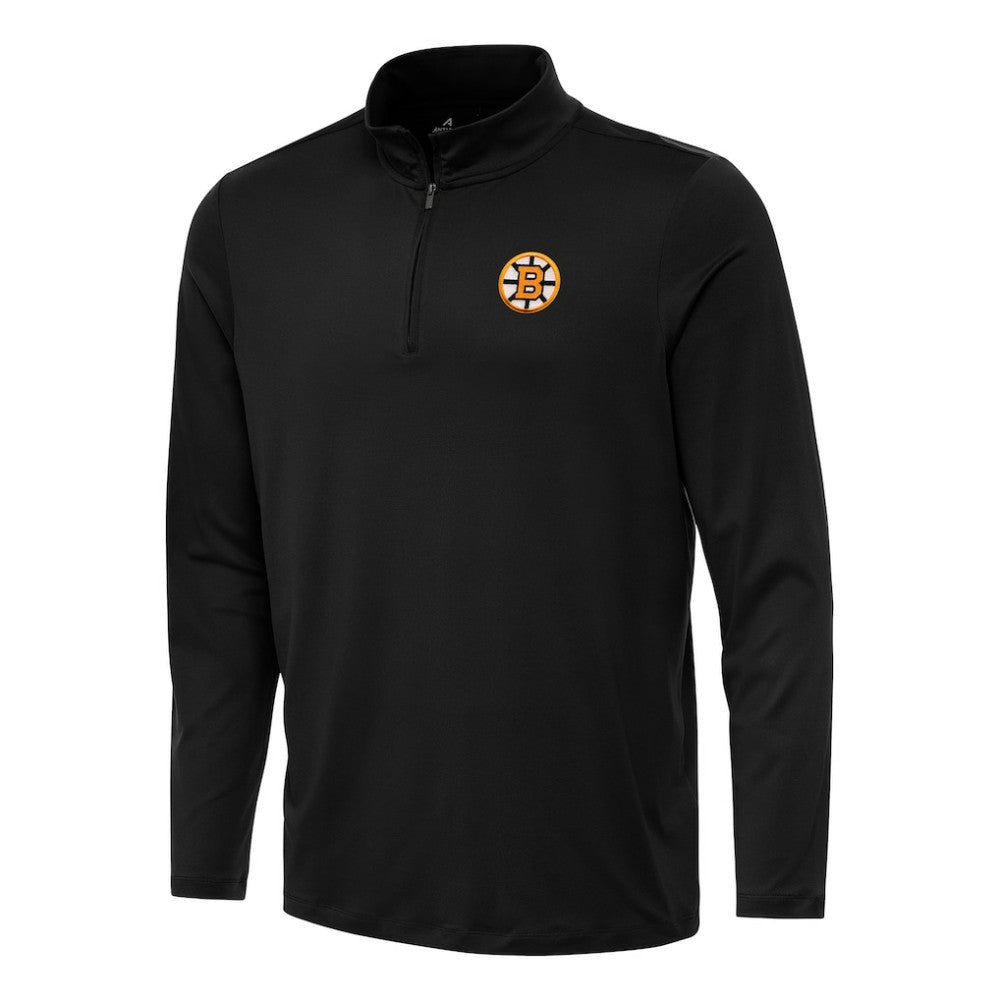 Boston Bruins Antigua Reprocess Quarter-Zip Pullover