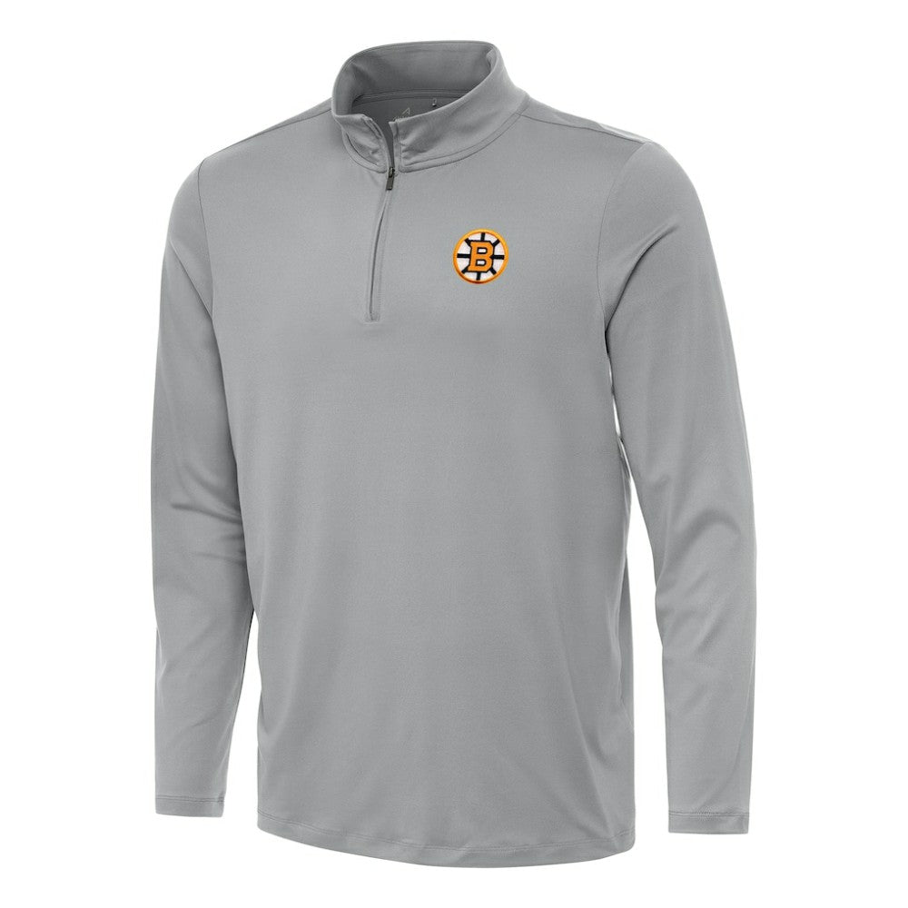 Boston Bruins Antigua Reprocess Quarter-Zip Pullover