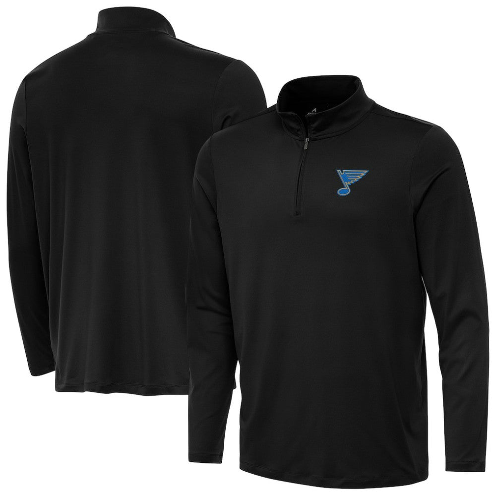 St. Louis Blues Antigua Reprocess Quarter-Zip Pullover