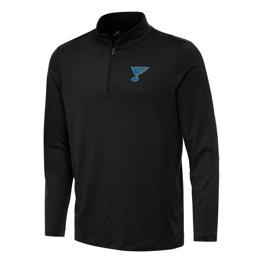 St. Louis Blues Antigua Reprocess Quarter-Zip Pullover