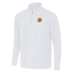 Boston Bruins Antigua Intent Quarter-Zip Top