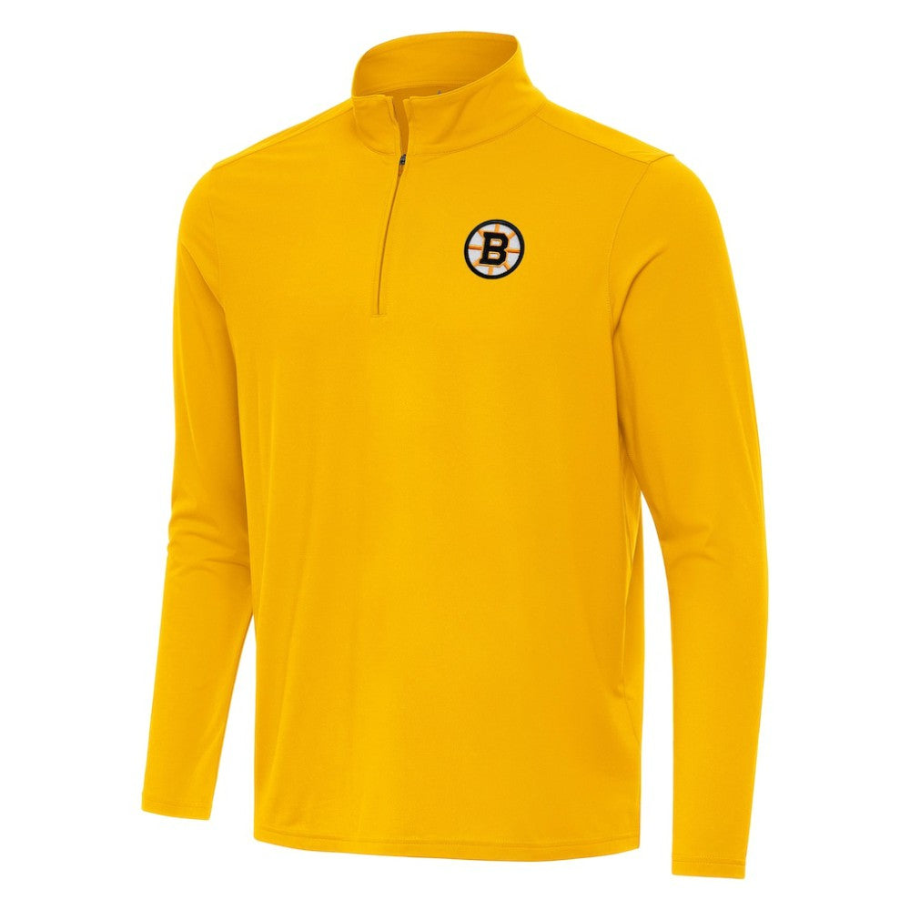 Boston Bruins Antigua Intent Quarter-Zip Top