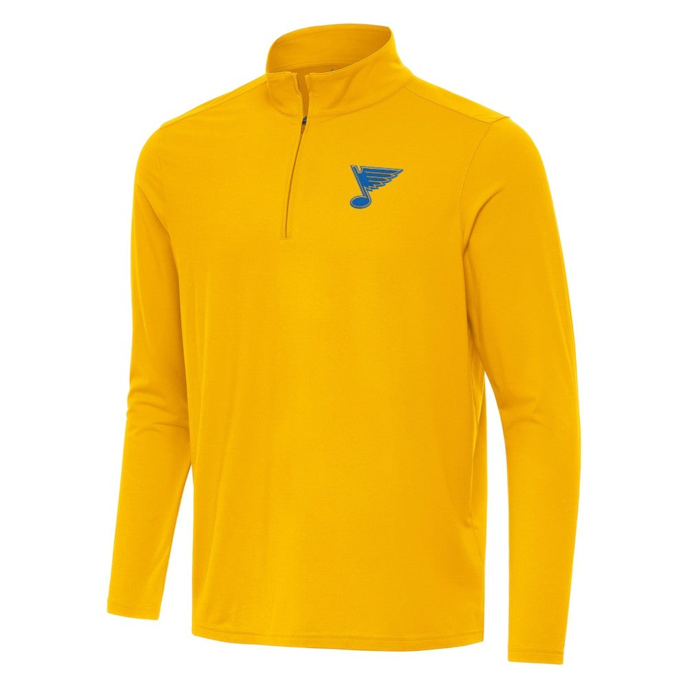 St. Louis Blues Antigua Intent Quarter-Zip Top