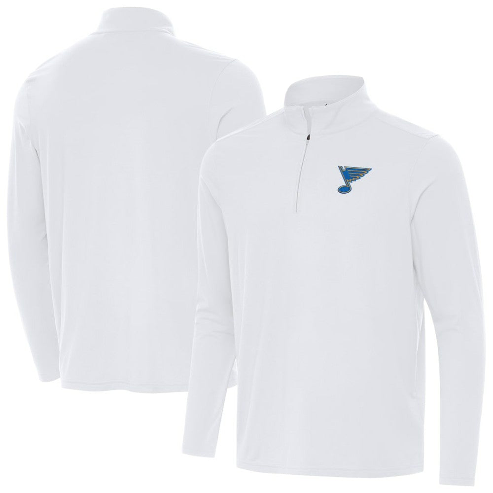 St. Louis Blues Antigua Intent Quarter-Zip Top