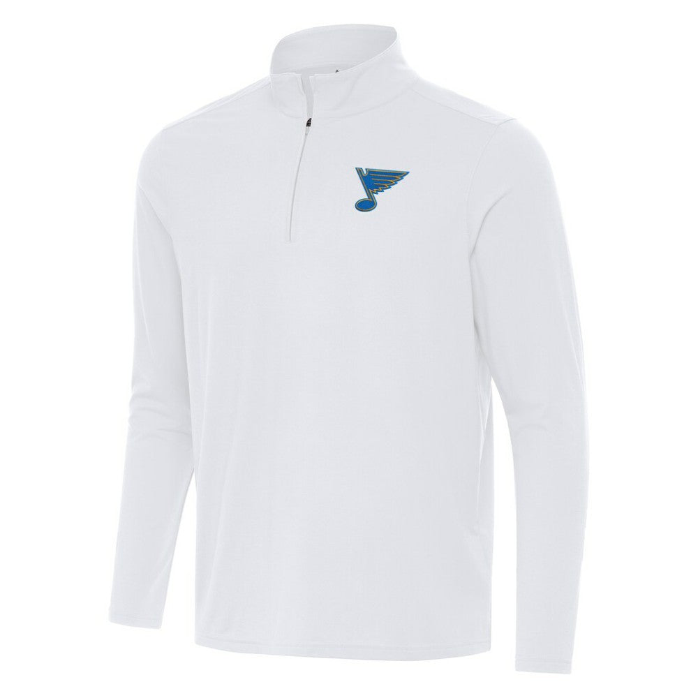 St. Louis Blues Antigua Intent Quarter-Zip Top