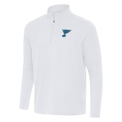 St. Louis Blues Antigua Intent Quarter-Zip Top