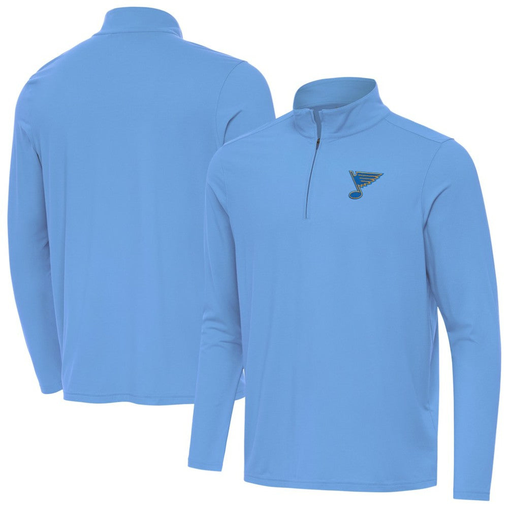 St. Louis Blues Antigua Intent Quarter-Zip Top