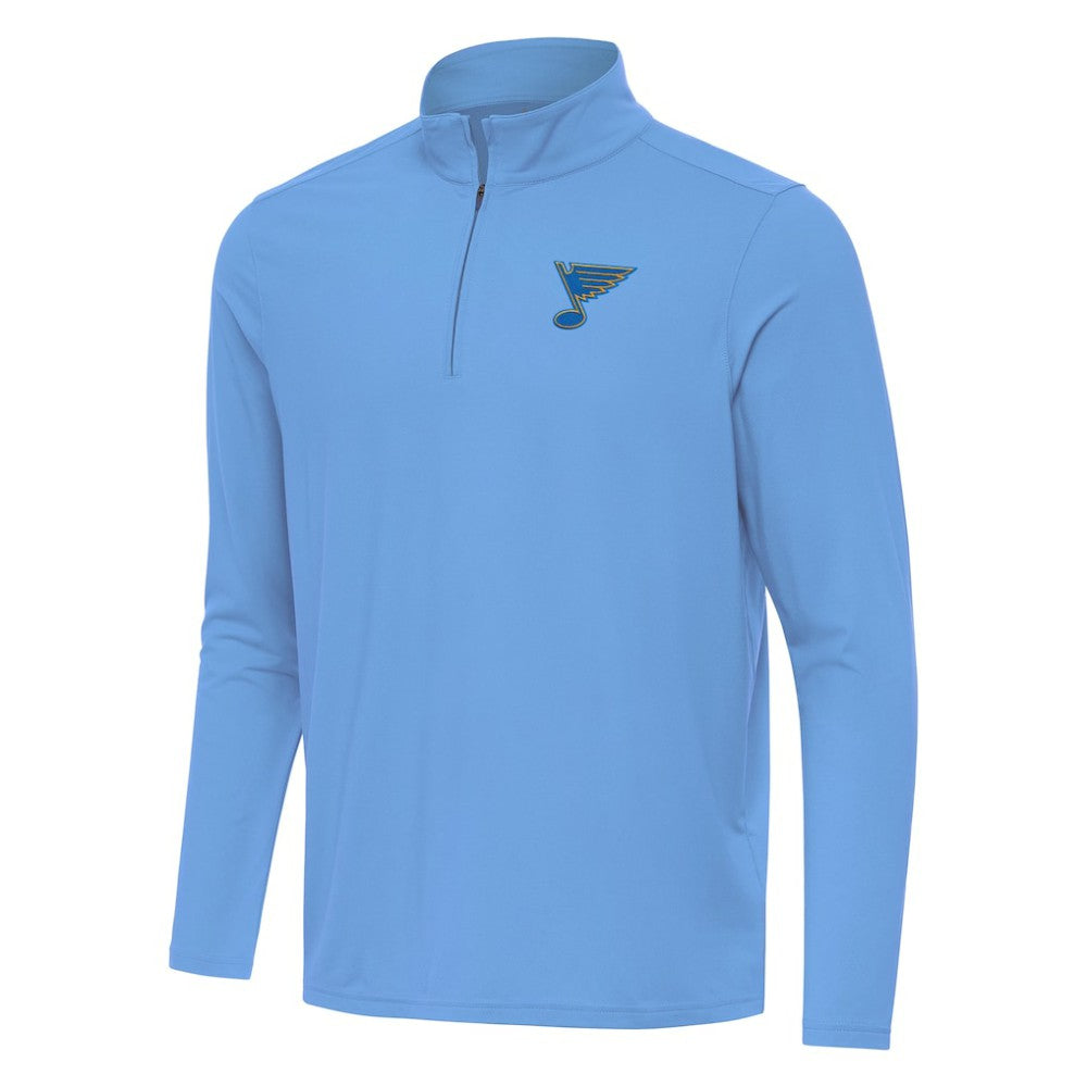 St. Louis Blues Antigua Intent Quarter-Zip Top