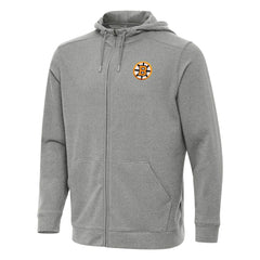Boston Bruins Antigua Effortless Full-Zip Hoodie