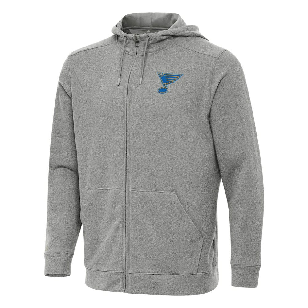 St. Louis Blues Antigua Effortless Full-Zip Hoodie