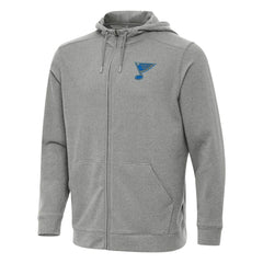 St. Louis Blues Antigua Effortless Full-Zip Hoodie