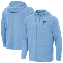 St. Louis Blues Antigua Effortless Full-Zip Hoodie