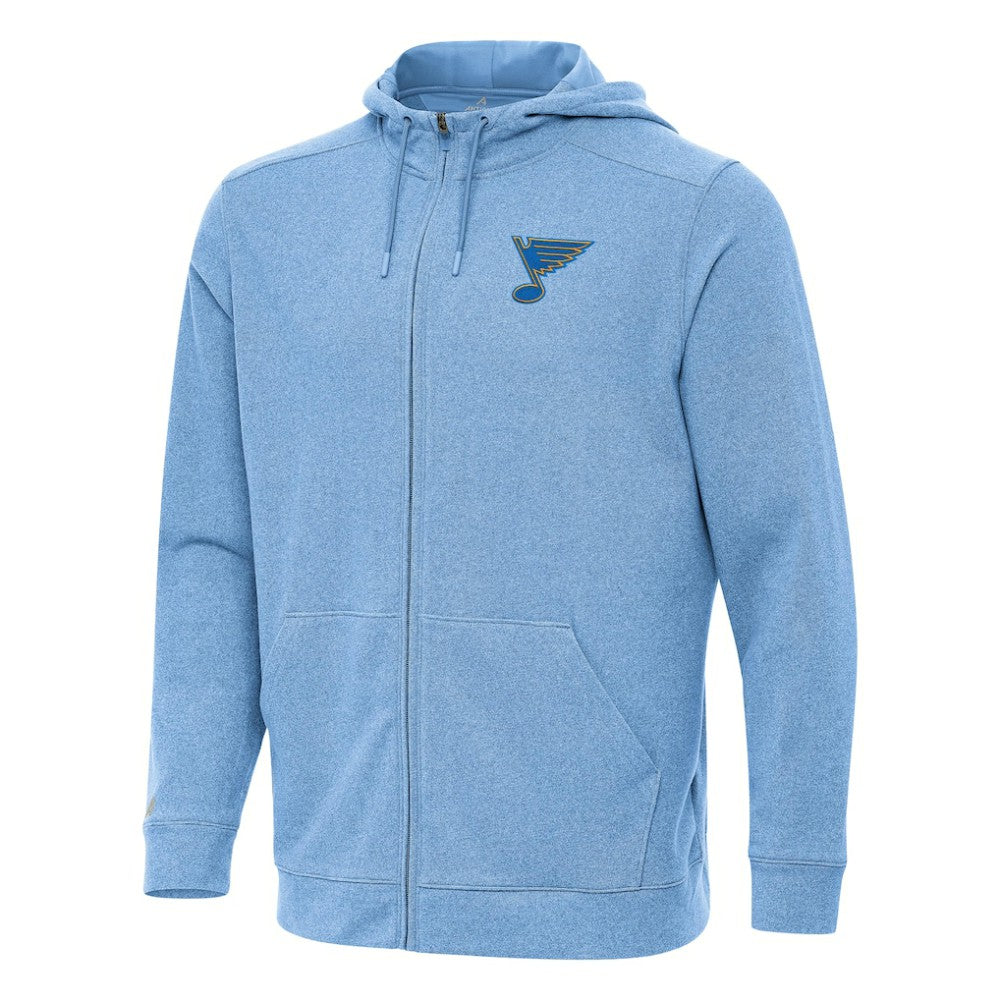 St. Louis Blues Antigua Effortless Full-Zip Hoodie