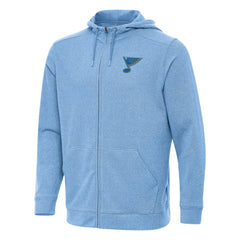 St. Louis Blues Antigua Effortless Full-Zip Hoodie