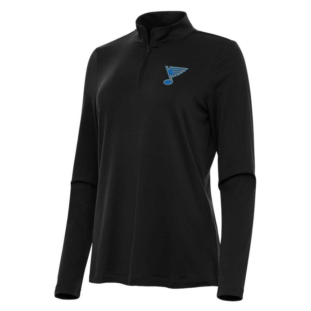 St. Louis Blues Antigua Women's Reprocess Quarter-Zip Pullover