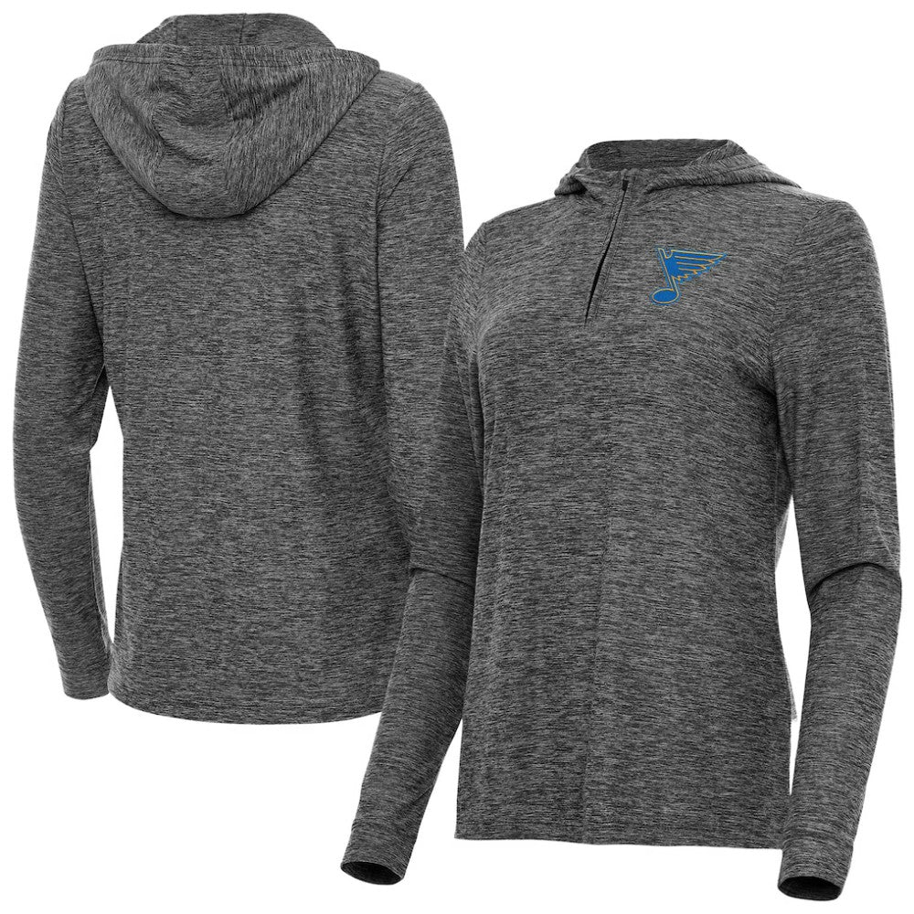St. Louis Blues Antigua Women's Daybreak Quarter-Zip Hoodie