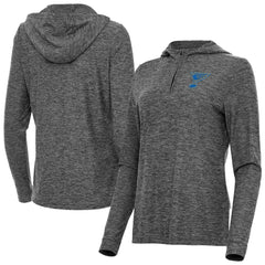 St. Louis Blues Antigua Women's Daybreak Quarter-Zip Hoodie
