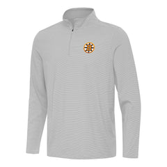 Boston Bruins Antigua Twine Quarter-Zip Pullover