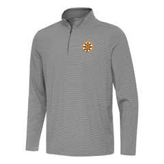 Boston Bruins Antigua Twine Quarter-Zip Pullover