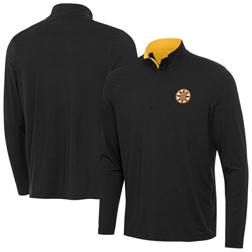Boston Bruins Antigua Content Quarter-Zip Jacket