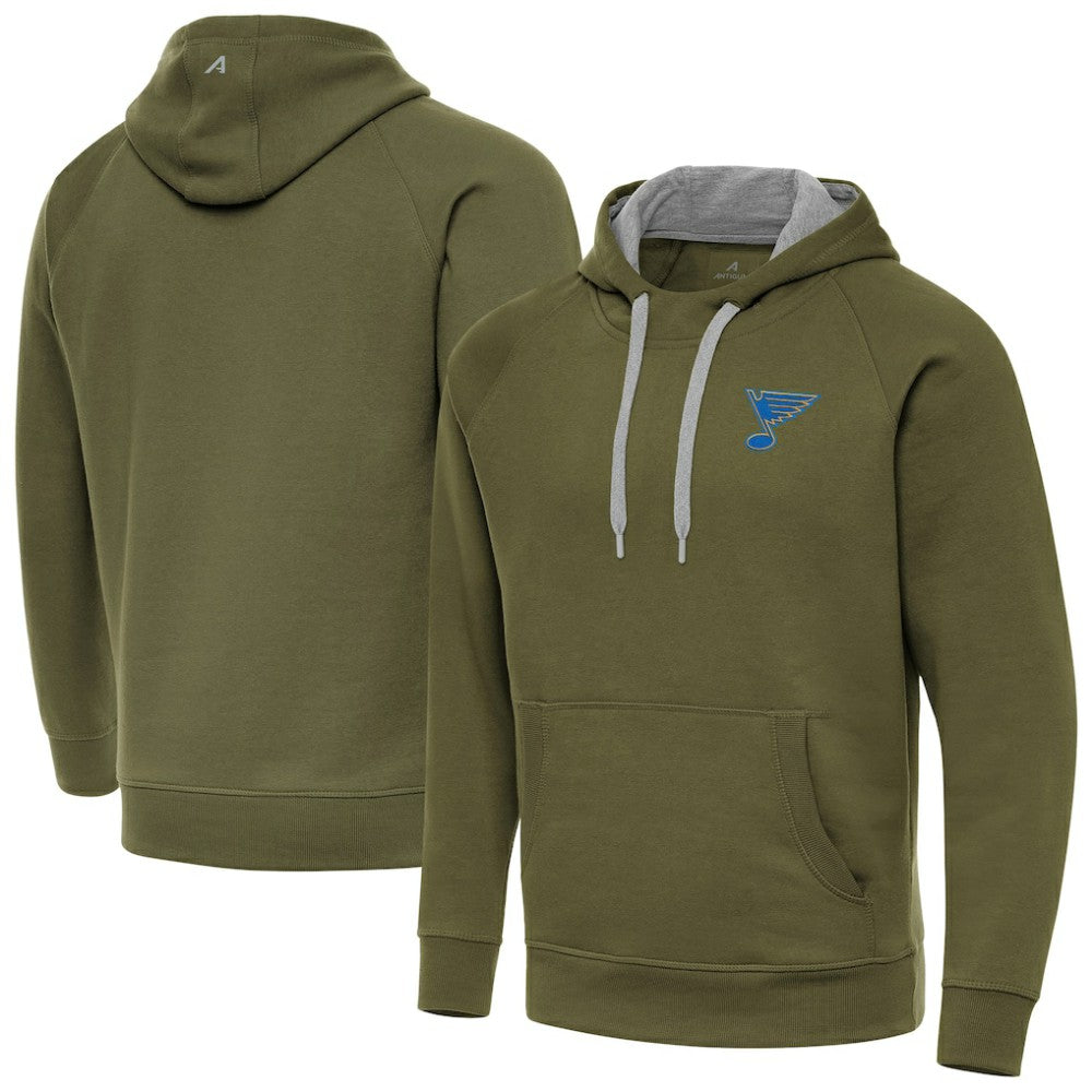 St. Louis Blues Antigua Victory Pullover Hoodie
