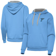 St. Louis Blues Antigua Women's Victory Pullover Hoodie