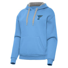 St. Louis Blues Antigua Women's Victory Pullover Hoodie